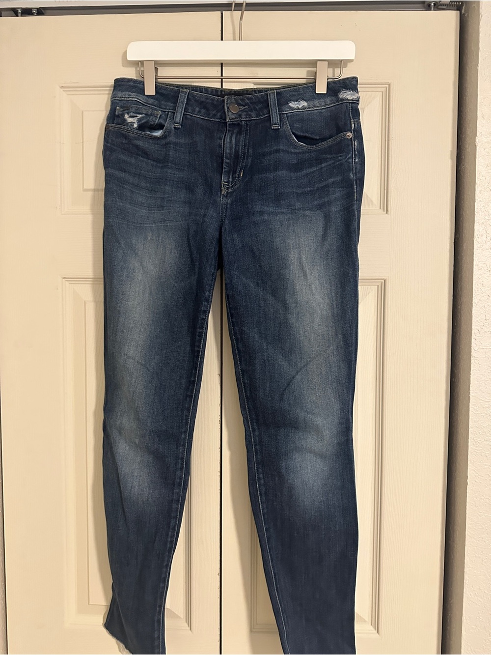 Joe's Jeans Indigo Skinny Jeans with Faded Detail